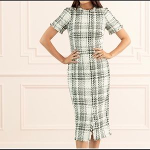 NWT Rachel Parcell Plaid Tweed Dress size X-Large